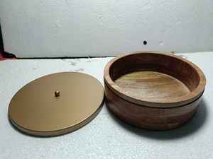 Juego de Tazones de Madera Esmaltados Hechos a Mano de Lujo, Piezas Decorativas Artísticas para Cestas de Regalo, Comedor, Aptos para Lavavajillas y Ecológicos - Product Image 2