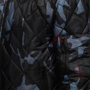 All Colors Available Customized Men's Shiny <b>Canvas</b> Sublimation Bomber Jacket OEM Service Front Windproof Winter High Quality - Product Image 6