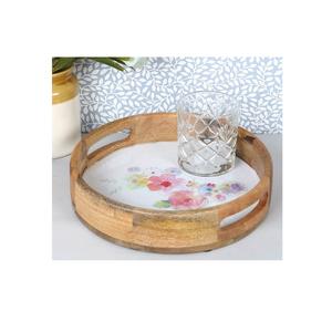Vente flash - Plateau de service en cannage personnalisable, forme carrée, imprimé fleur de lotus, pour cuisine et restaurant, haute qualité - Product Image 6