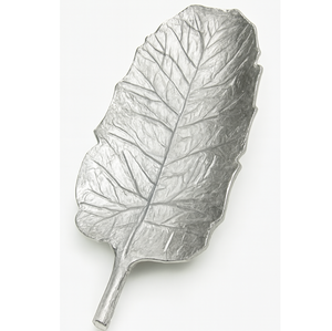 Bandeja decorativa inspirada en hojas de oro, diseño elegante, superficie texturizada intrincada, decoración moderna perfecta para el hogar, espacio adicional elegante - Product Image 5