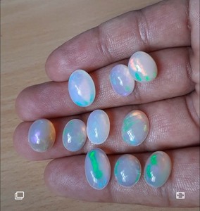 Hermosa piedra preciosa de cabujón de cristal Natural para regalo de aniversario, fabricación de joyas, fabricación de anillos de diamantes para hombres en gemas de forma ovalada - Product Image 2