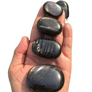 Pierre de paume en hyperstène, pierre précieuse de cristal, la plus vendue en gros, pour la guérison par le Reiki, la méditation, la métaphysique, agate naturelle, super fine - Product Image 5