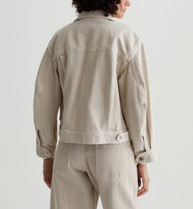 Veste en jean pour femme, nouvelle collection automne-printemps, décontractée, manches longues, motif brodé, dernière tendance, manches régulières, rembourrage en coton - Product Image 6