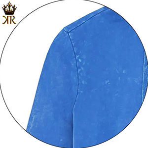 Men's High Quality Acid Wash 100% Cotton Fleece Pullover Zipper-Up Hoodies Best Design Winter OEM Services - Product Image 3