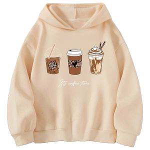 Sweat à capuche 100% coton pour femmes hiver logo avant haute qualité pour vêtements de rue prix raisonnable - Product Image 1