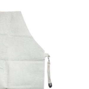 Delantal de forma ancha de tacto pesado, delantal de lazo apretado de grano de cuero, tienda, parrilla, cocina, trabajo, salpicaduras de aceite, delantal de protección de sello resistente - Product Image 2