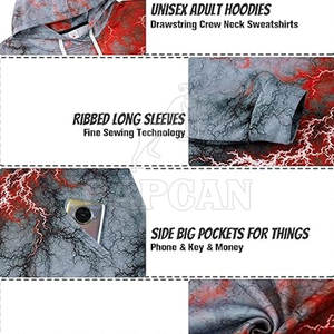 Sudadera con capucha de algodón 100% de gran tamaño con el mejor diseño para hombre, logotipo personalizado de invierno, OEM cuello con capucha, patrón sólido - Product Image 5