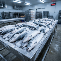 Fournisseurs en gros de saumon frais congelé, fruits de mer avec procédé de séchage FD et de congélation BQF