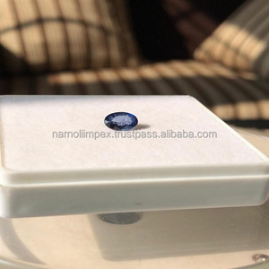 Zafiro azul natural, calidad AAA de forma ovalada con excelente brillo, fabricación y pulido perfectos, hermosa pieza utilizada para joyería - Product Image 3