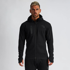Vente en gros Ensemble de survêtements de sport jogger pour hommes Survêtements de football à capuche coupe ajustée Logo personnalisé Coton plus lourd - Product Image 2