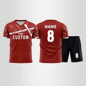 Uniforme de football de haute qualité, fabriqué par des professionnels, à séchage rapide, pour adultes, vêtements de sport confortables avec un nouveau design à manches courtes - Product Image 1