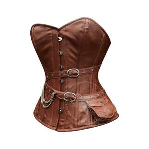 Genuine <b>Leather</b> <b>Corset</b> Perfect for Waist Training & Style Vegan Edgy Chic and Cruelty Free Timeless Elegance - Product Image 5