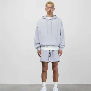 Sweat à capuche pour homme, double couche, effet délavé, style vintage, séchage rapide, respirant, délavé, streetwear pour l'hiver, nouveauté 2026 - Product Image 2