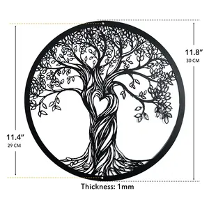 Arte de pared de metal contemporáneo para sala de estar y dormitorio Diseños artísticos únicos Decoración de lujo para el hogar de la India - Product Image 6