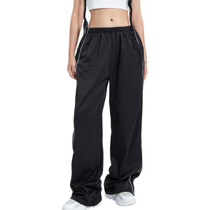 Hot Trensing Casual <b>Drawstring</b> Pants Geometric Pattern All-Season Polyester Sports <b>Trousers</b> with Slight Stretch - Product Image 5