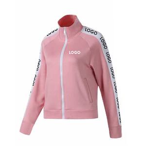 Vente chaude femmes Slim Fit survêtement 100% coton confortable à capuche formation porter fermeture éclair à la mode solide motif pour l'hiver - Product Image 3