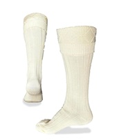 Chaussettes écossaises traditionnelles Onstyle Sports pour kilts, en acier inoxydable, durables, légères, avec design côtelé et bordure extensible