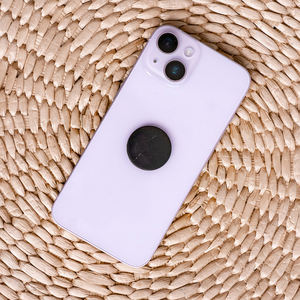 Pegatina redonda de shungita sin pulir para teléfono, de 1.1-1.2 pulgadas (28-30 mm) - Product Image 5