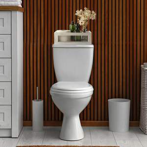 Acacia <b>Wood</b> & Plastic Rectangle-Shaped Pantry Organizer with Metal Sides for Kitchen & Bathroom <b>Storage</b> <b>Baskets</b> - Product Image 4