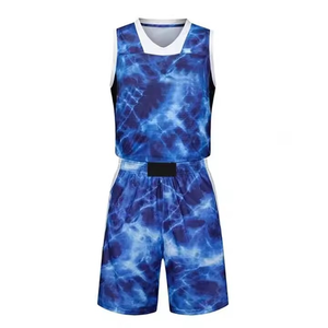 เสื้อบาสเก็ตบอลพิมพ์ซับลิเมชันชุดบาสเก็ตบอลเสื้อบาสเก็ตบอลพิมพ์แบบระเหิดสำหรับเสื้อบาสเก็ตบอลโลโก้ตามสั่ง - Product Image 5