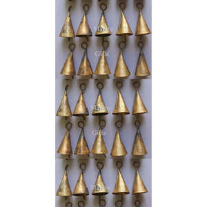 Campanas de Hierro Indias Rústicas de 2 Pulgadas, Adornos Colgantes de Navidad de 2 Pulgadas - Product Image 1