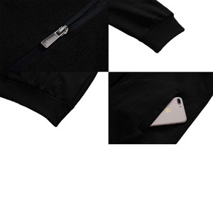 Survêtements de sport à capuche pour hommes, style streetwear, respirants, de haute qualité, en tissu polaire 100% polyester, vente en gros - Product Image 6