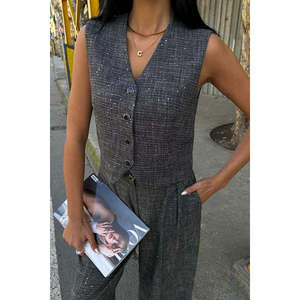 Conjunto de Chaleco con Lentejuelas y Brillo para Mujer 10088 Categoría de Producto Traje - Product Image 5