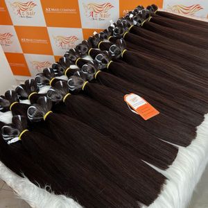 Miroir de cheveux raides en os de haute qualité Extensions de vrais cheveux humains soyeux de donateurs vietnamiens - Product Image 5