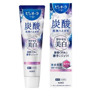 Dentifrice au fluorure Pyuora 95g format voyage Kao Blanchiment Éclatant Soin Parodontal - Product Image 1