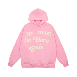 Sweats à capuche pour femme Puff Print Kanye <span class=keywords><strong>West</strong></span> Sweat à capuche Hommes Femmes Rose <span class=keywords><strong>Ye</strong></span> Must Be Born Again Sweat à capuche Oversize Fit Pulls Drop-shoulder - Product Image 3