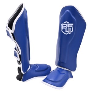 Protèges-tibias personnalisés pour le kickboxing, le Muay Thai, l'entraînement et le sparring, protège-tibias en cuir véritable, protège-pieds - Product Image 5