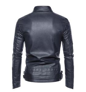 Chaqueta de Cuero al por Mayor para Hombre, Chaqueta de Cuero para Uso en Exteriores, Chaqueta de Cuero con Cuello Alto para Hombre 2026 - Product Image 5