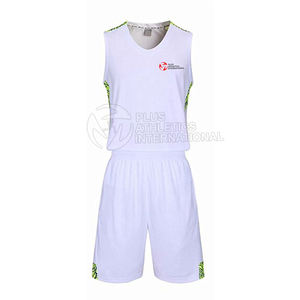 Conjunto de uniforme de baloncesto al por mayor con servicio de impresión de logotipo de equipo para clubes deportivos uniforme de baloncesto profesional - Product Image 1