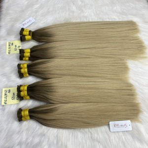 Venta al por mayor de extensiones de cabello humano vietnamita de doble estirado largo para Ombre recto a granel cabello virgen de alta calidad proveedor de suministro - Product Image 5