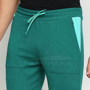 กางเกงสเวตเตอร์ผ้าคอตตอนน้ำหนักเบาสำหรับผู้ชายสไตล์ลำลอง - Product Image 6