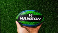 Ballon de rugby d'entraînement mini entièrement personnalisable, 2 plis, haute rétention d'air, durable, écologique, vessie Super Enkay, couleur personnalisable