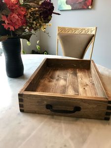 MAYO Bandeja de madera hecha a mano Mejor calidad Forma cuadrada tallada India Muestra de artesanía Venta caliente - Product Image 5