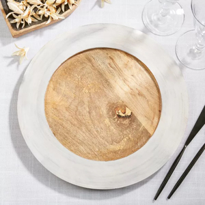 Plaque de chargeur en bois de qualité supérieure dernière conception plaque de chargeur en bois pour réglage de table plaque de chargeur pour les fournisseurs en gros - Product Image 4