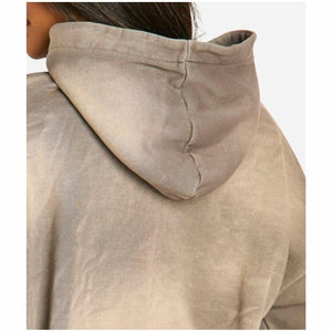 Sweat à capuche léger pour femme, délavé à l'acide, confortable, respirant, écologique, 100% coton molletonné, décontracté, hiver - Product Image 6