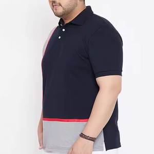 Polo de hombre de talla grande con logotipo personalizado al por mayor a precio bajo Polo de golf deportivo liso de secado rápido para hombre - Product Image 2