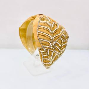Luxueux 2025 arrivée indien perlage embelli à la main bandeau perlé meilleure qualité personnalisable fête porter vente chaude - Product Image 5