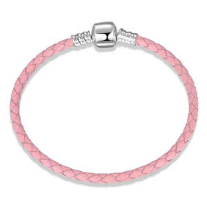 Argent Tress Femme Bracelet Charm Bracelets <b>Wrap</b> Bangles with Heart Shape Gift for Women - Product Image 4