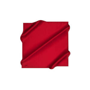 <b>Red</b> Silk Fashion Square <b>Scarf</b> - Product Image 1