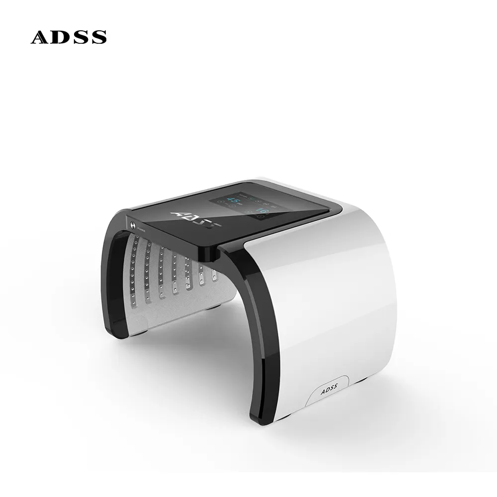 ADSS 2024 Portable 7 Colors Led Pdt Red Light Therapy Acne Treatment Led Face Light Therapy Machine For Salon