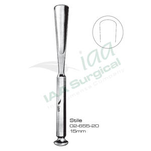 Osteótomos Manuales Reutilizables, Cincel para Huesos, Autoclavable, de Acero Inoxidable, Herramienta Quirúrgica de Alta Calidad para Uso Hospitalario, Ortopédico - Product Image 3