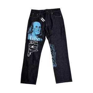 Service OEM / ODM Jeans pour hommes Pantalons en denim DLS Personnalisés 2025 Haute qualité Stretch fin Tendance Long 2025 Pantalon en jean pour hommes - Product Image 1