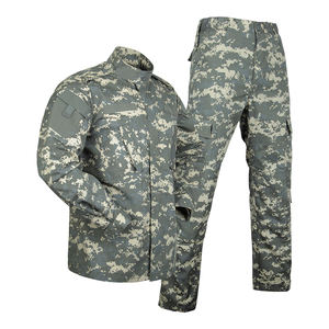 ชุดยูนิฟอร์มยุทธวิธีแขนยาวแห้งเร็วชุดยูนิฟอร์มรักษาความปลอดภัยมีหลายกระเป๋าชุดลายพรางออกแบบได้ตามต้องการสไตล์ - Product Image 6