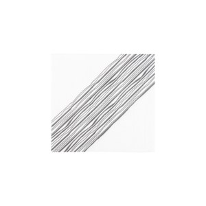 Tovaglioli Bianchi 48x48cm con Stampa Ibiza Nera, Bambutex Naturale, 300 Pezzi, B2B - Product Image 1