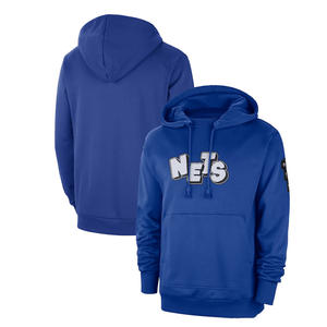 Sudadera con Capucha de Baloncesto Unisex, Personalizada, con Logos Bordados en Aplique, 100% Algodón, Felpa Gruesa, Ecológica, de Alta Calidad, para Primavera - Product Image 1