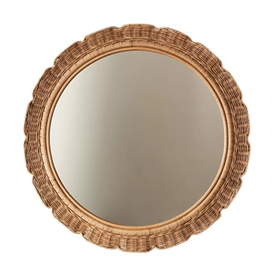 MEILLEUR VENDEUR! Miroir mural TienPhong Sutton, miroir mural en rotin tissé à la main pour la décoration du salon - Product Image 1